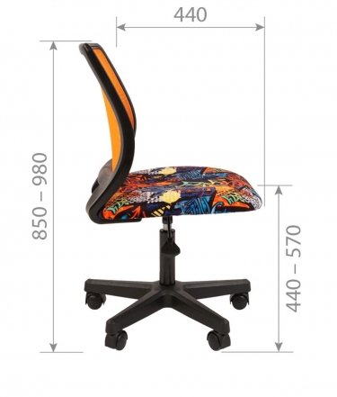 Детское кресло Chairman CHAIRMAN KIDS 112 black GAME/TW-01