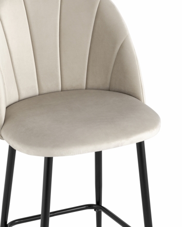 Стул полубарный Stool Group Логан ПБ Бежевый