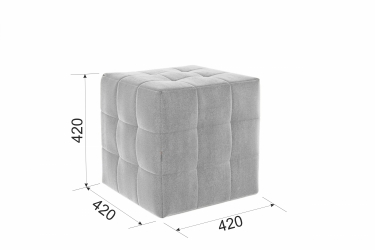 Пуф Мебельсон Рубик 2 PM-003.2 сосна велюр