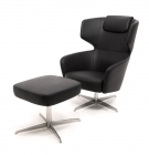 Пуф Profoffice VENTO Pouf R8 Dakota black Черный