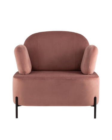Кресло Stool group Кэнди велюр пыльно-розовый