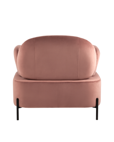 Кресло Stool group Кэнди велюр пыльно-розовый