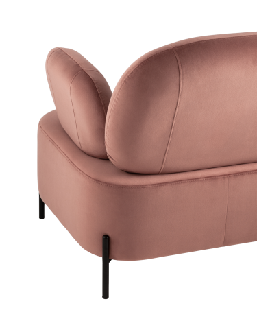 Кресло Stool group Кэнди велюр пыльно-розовый