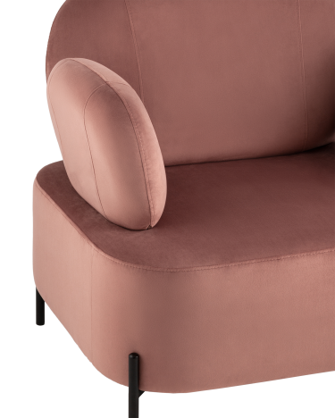 Кресло Stool group Кэнди велюр пыльно-розовый