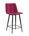 Стул полубарный Stool Group Джанго 60 см велюр Винный