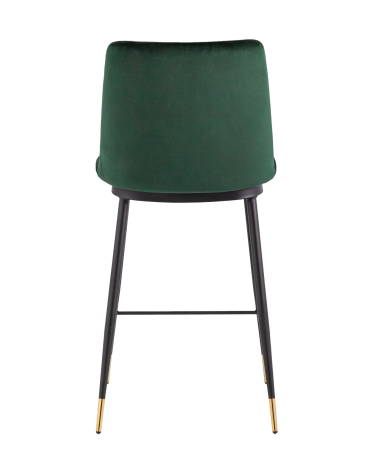 Стул полубарный Stool group Мелисса, велюр зеленый