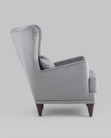 Кресло Stool Group Скотт велюр Серый