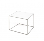Стол кофейный Profoffice FESTA 4040 white chrome Белый Хром