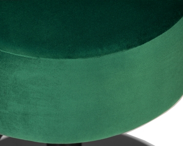 Пуф DOBRIN DOBRIN DANNY BLACK зеленый велюр MJ9-88