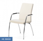 Кресло на 4-х опорах Profoffice WELL_SEAT 4leg Ecotex 3027 Бежевый Хром