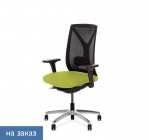 Кресло Profoffice DION Mesh Bl 870 1D black Kiton 08 Зеленый Черный
