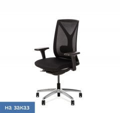 Кресло Profoffice DION Mesh Bl 870 1D alum SLW 50 Черный Хром