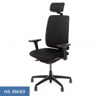 Кресло с подголовником Profoffice DION 870 1D black SLW 50 headrest Черное
