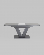 Обеденный стол Вильнюс раскладной 160-200x90 Серый