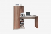 Стол компьютерный Можгинский лесокомбинат Софт УНИ, ясень шимо темный/ясень шимо светлый