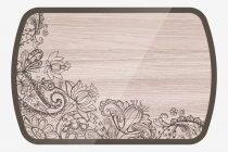 Стол овальный Можгинский лесокомбинат Бостон Светлый, 900600 мм, фотопечать/хром брифинг