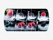 Стол раздвижной Можгинский лесокомбинат Бостон-3 ф/п Лёд, 1100700 мм, венге/хром триумф