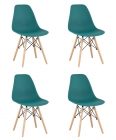 Стул Stool Group Style DSW x4 Темно-бирюзовый