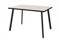 Стол обеденный Можгинский лесокомбинат Хагген, 1100750 мм, шелковый камень/металл венге