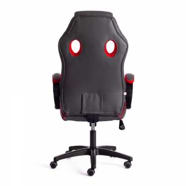 Кресло Tetchair RACER GT new кож/зам/ткань, металлик/красный, 36/08