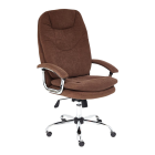 Кресло Tetchair SOFTY LUX флок , коричневый, 6
