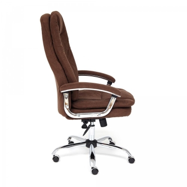 Кресло Tetchair SOFTY LUX флок , коричневый, 6