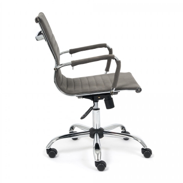 Кресло Tetchair URBAN-LOW флок , серый, 29