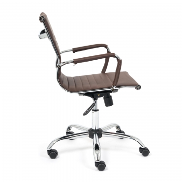 Кресло Tetchair URBAN-LOW кож/зам, коричневый, 36-36