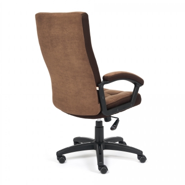 Кресло Tetchair TRENDY флок/ткань, коричневый, 6/TW-24