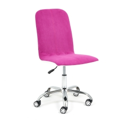 Кресло Tetchair RIO флок/кож/зам , фиолетовый/белый, 138/36-01