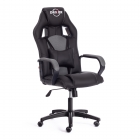 Кресло игровое Tetchair DRIVER 22 кож/зам/ткань, черный/серый, 36-6/TW-12