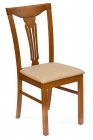 Стул Tetchair Гермес/ Hermes дерево гевея, 43х49х94см, Espresso, ткань песочная Jaffy 104-58