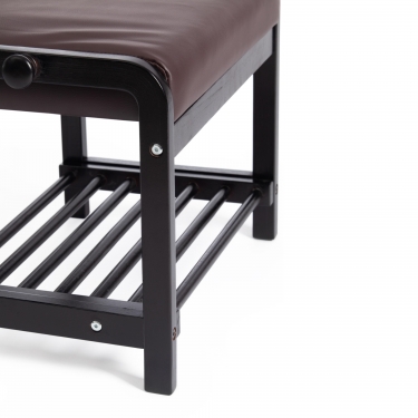 Обувница Tetchair AX-1021 экокожа темно-коричневая