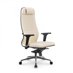 Кресло руководителя Metta L 1m 38К2/2D Infinity Easy Clean MPES Комплект 2 Молочное