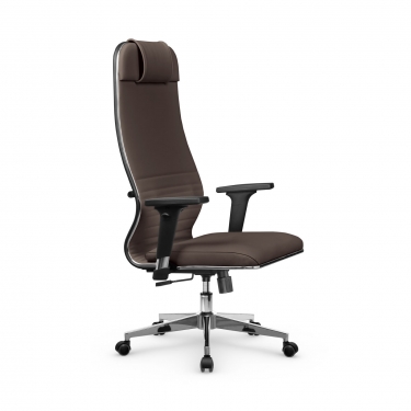 Кресло руководителя Метта Metta L 1m 38К2/2D Infinity Easy Clean MPES Комплект 5 Светло-коричневое