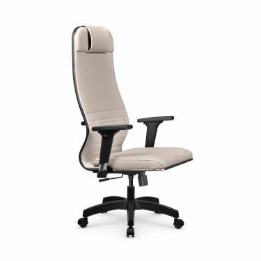 Кресло руководителя Метта Metta L 1m 38К2/2D Infinity Easy Clean MPES Комплект 6 Светло-бежевое