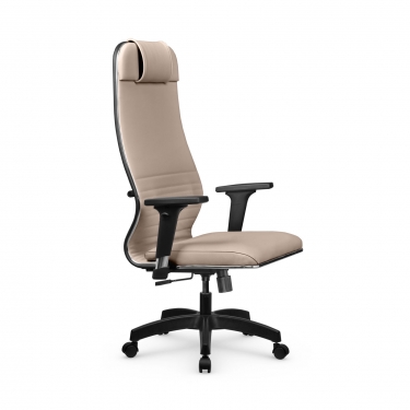 Кресло руководителя Метта Metta L 1m 38К2/2D Infinity Easy Clean MPES Комплект 6 Темно-бежевое