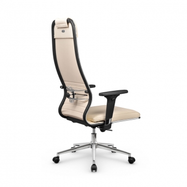 Кресло руководителя Метта Metta L 1m 38К2/2D Infinity Easy Clean MPES Комплект 10 Молочное