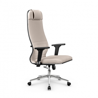 Кресло руководителя Метта Metta L 1m 38К2/2D Infinity Easy Clean MPES Комплект 10 Светло-бежевое