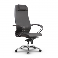 Кресло руководителя Метта Metta L 1m 38K2K Комплект 1 Серое