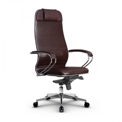 Кресло руководителя Metta L 1m 38K2K Комплект 3 Темно-коричневое