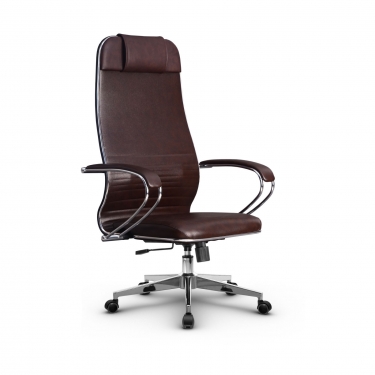 Кресло руководителя Метта Metta L 1m 38K2K Комплект 5 Темно-коричневое