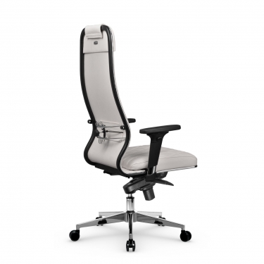 Кресло руководителя Метта Мetta L 1m 40M/2D Infinity Easy Clean MPES Комплект 3 Белое