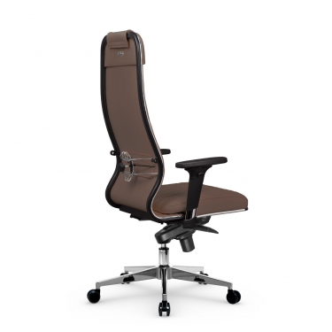 Кресло руководителя Метта Мetta L 1m 40M/2D Infinity Easy Clean MPES Комплект 3 Светло-коричневое