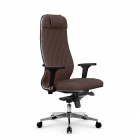 Кресло руководителя Метта Мetta L 1m 40M/2D Infinity Easy Clean MPES Комплект 3 Темно-коричневое