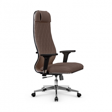 Кресло руководителя Метта Мetta L 1m 40M/2D Infinity Easy Clean MPES Комплект 5 Светло-коричневое