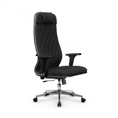 Кресло руководителя Мetta L 1m 40M/2D Infinity Easy Clean MPES Комплект 5 Черное