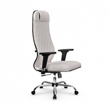 Кресло руководителя Метта Мetta L 1m 40M/2D Infinity Easy Clean MPES Комплект 7 Белое