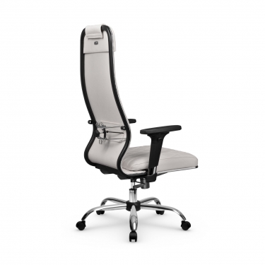 Кресло руководителя Метта Мetta L 1m 40M/2D Infinity Easy Clean MPES Комплект 7 Белое