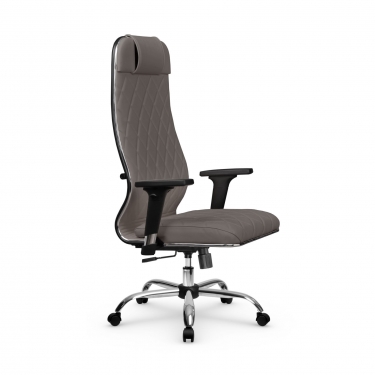 Кресло руководителя Метта Мetta L 1m 40M/2D Infinity Easy Clean MPES Комплект 7 Серое